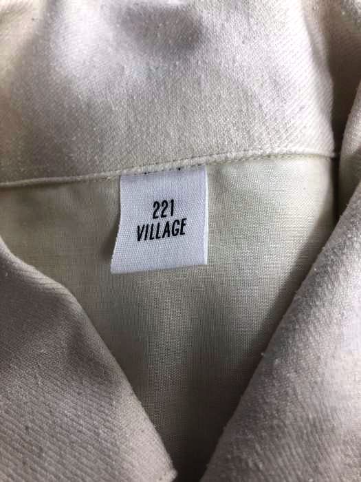 ヴィレッジ 221 village 21SS シルクリネンシャツ メンズ JPN：2