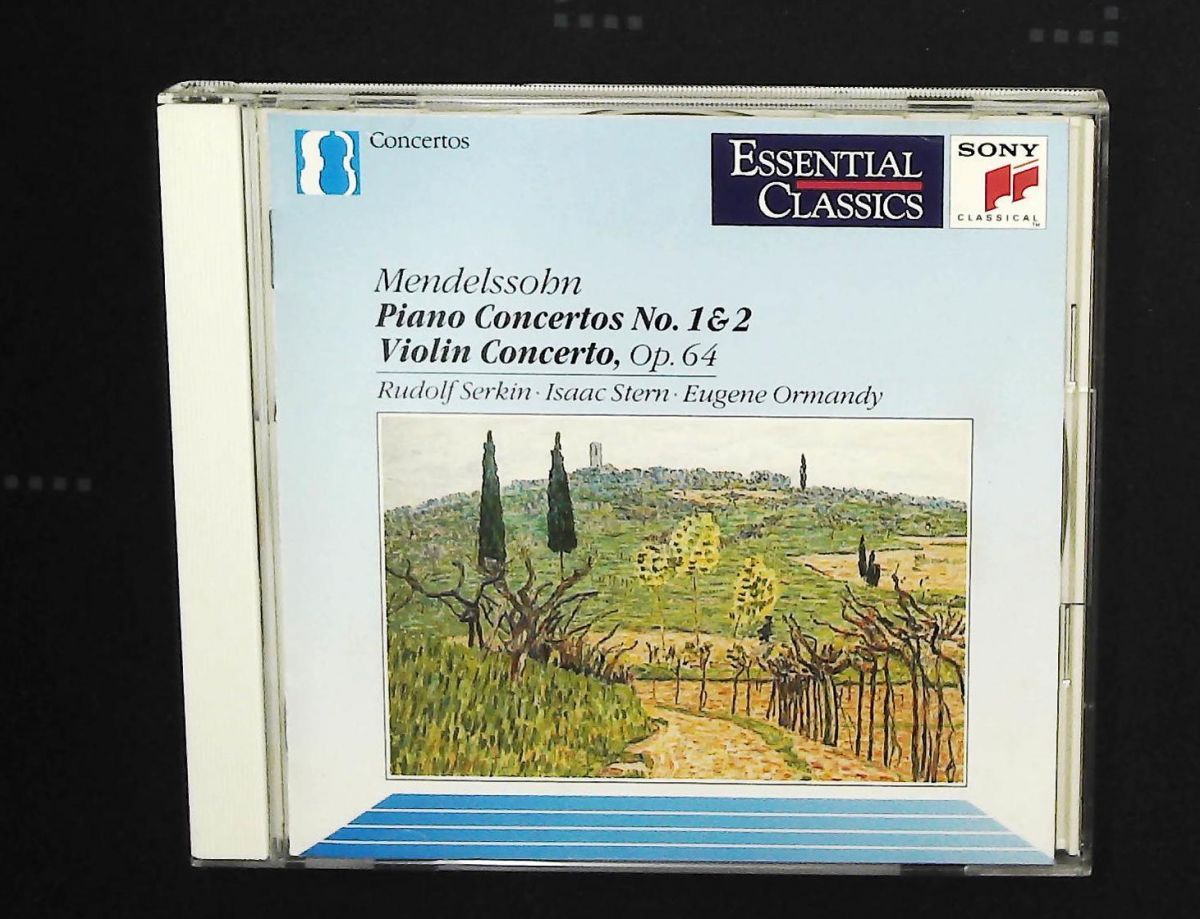 メンデルスゾーン CD ピアノ協奏曲第1番 第2番 ヴァイオリン協奏曲 オーマンディ ユージン ゼルキン ルドルフ スターン