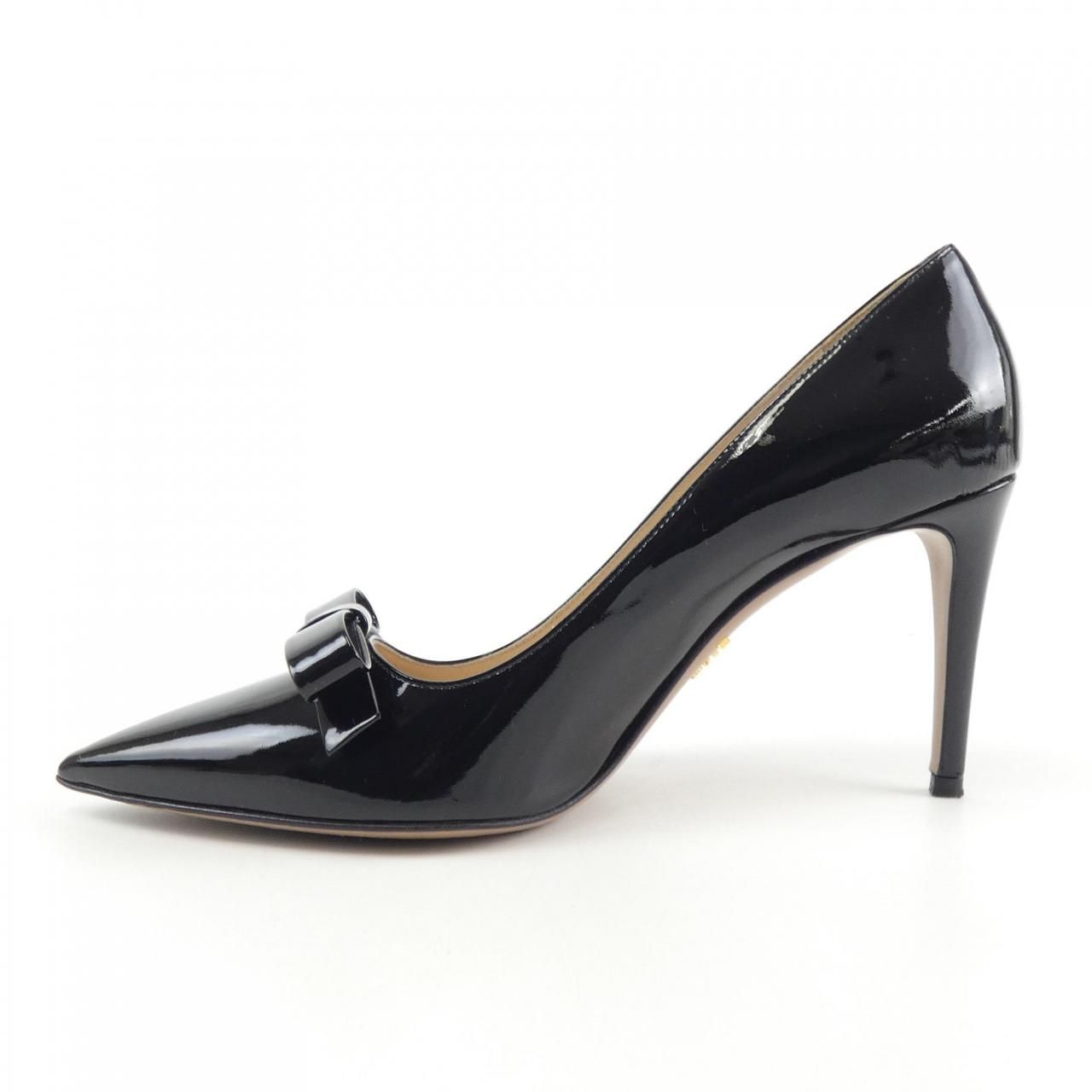 美品⭐️PRADA パンプス　ハイヒール　黒　スエード　サイズ36 約23cm PRADA パンプス レディース 美品⭐️PRADA パンプス ハイヒール 黒