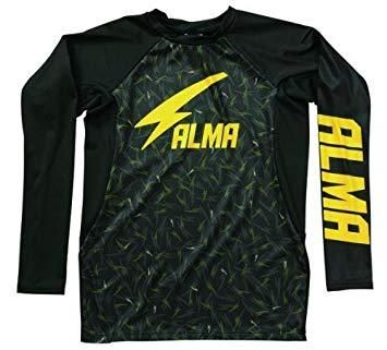 【新品・2営業日で発送】マーシャルワールド ALRL1-L-GR サンダー カモ ロングラッシュ 緑×黒 L【新ロゴでの手配となります】