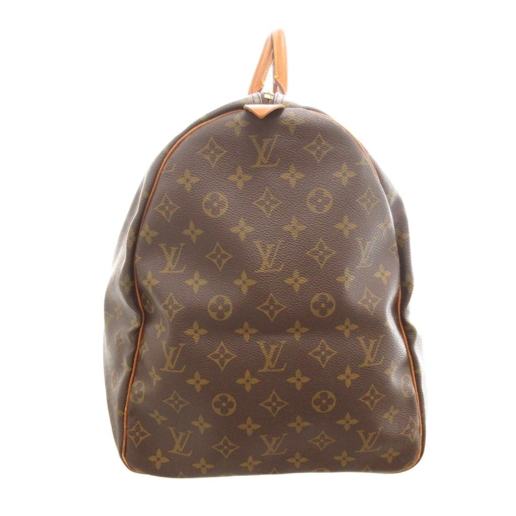 ルイヴィトン LOUIS VUITTON M41422 モノグラム キーポル60 トラベルバッグ ボストンバッグ PVC レザートリム ブラウン系 UO DECORATOM_COM_BR