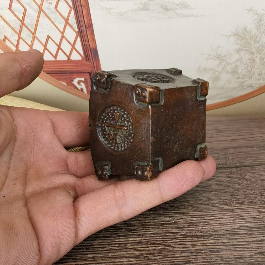 七宝焼　服部喜久作　花文　花瓶　唐木台付　共箱　V　R9527 七宝焼 服部喜久作 花文 花瓶 唐木台付 共箱 VNKY