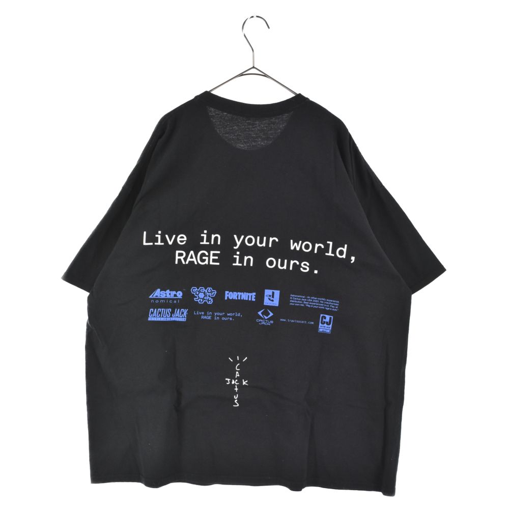 トラヴィススコット　フォートナイトコラボTシャツ Lサイズ Amazon.co.jp: Travis Scott トラヴィス スコット Fortnite
