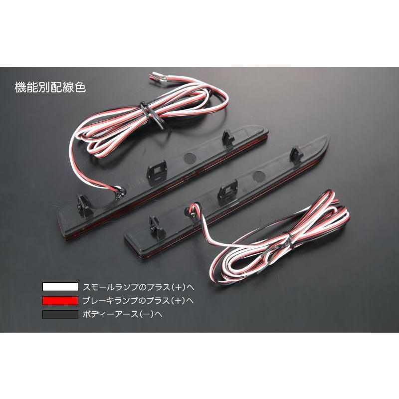 タントLA600Sヴァレンティ LEDリフレクター ダイハツtype2 ダイハツ車用 LED リフレクター W機能/レッドレンズ/反射機能