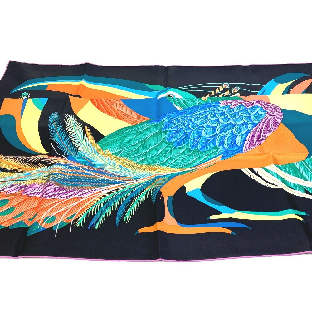 エルメス カレ90 楽園のオオハシ スカーフ シルク 未使用 - ブランド