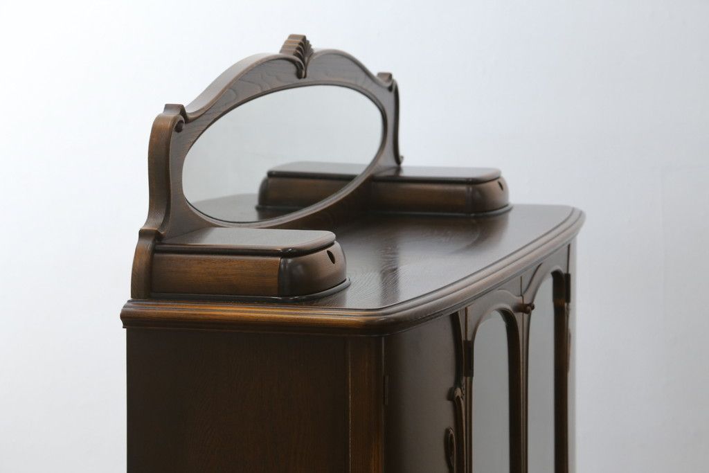 ☆事前問合せ必須☆ 松永工房 鏡付きサイドボード 中古 美品