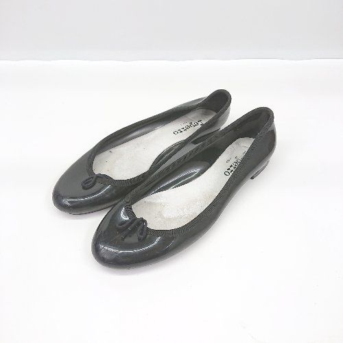24.5サイズ39 スポーツ Repetto バレエシューズ ブラックサイズ39