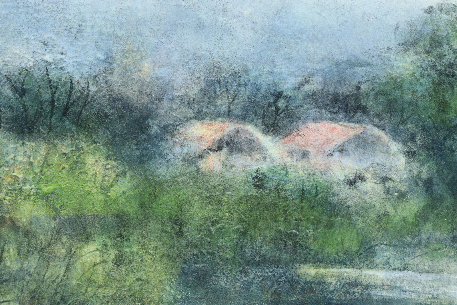 作者不詳 共シール 日本画 和紙 肉筆画 美術 芸術 絵画 アート