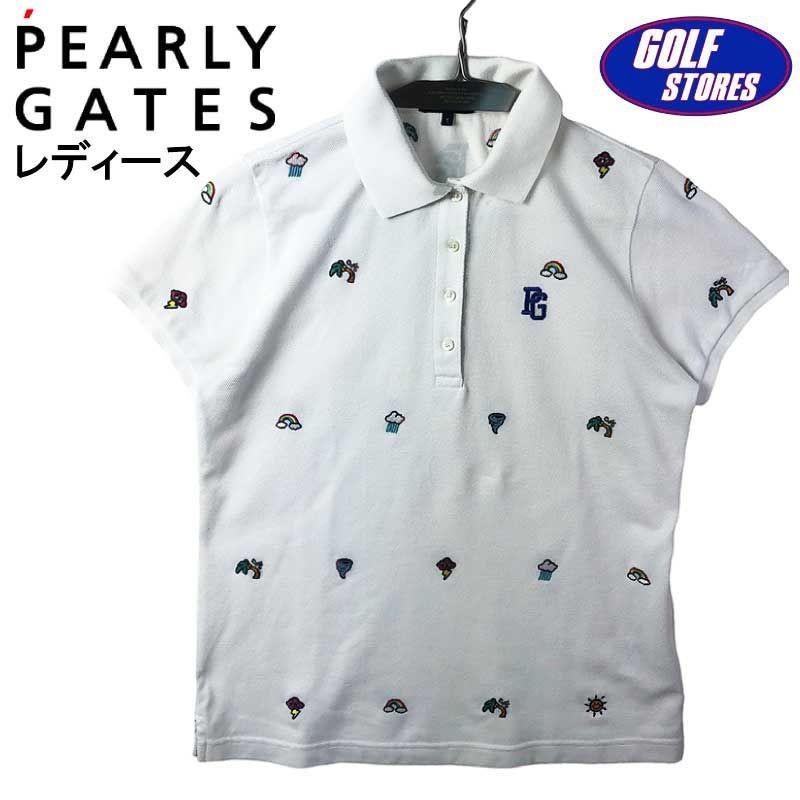 Takezo【PEARLY GATES】希少コラボ 総柄 スヌーピー 刺繍ロゴ ポロシャツ