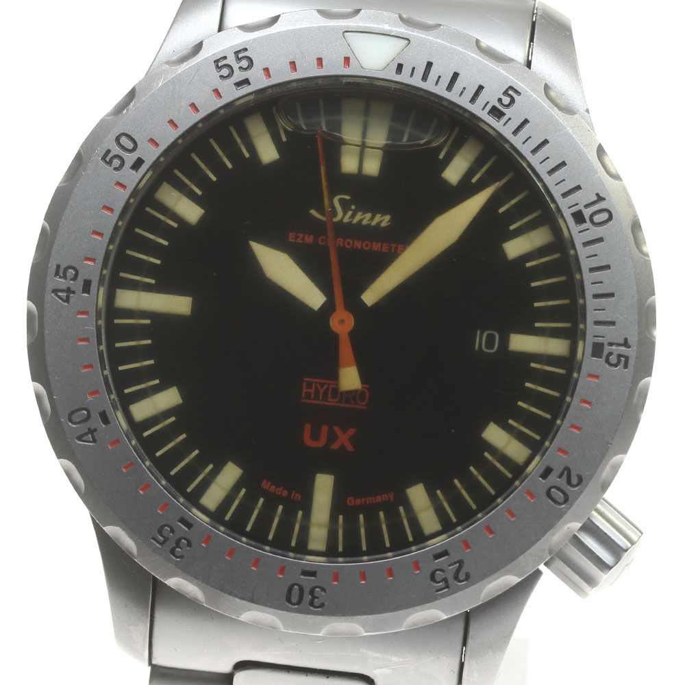 ジャンクジン Sinn 403 EZM2 ハイドロUX デイト クォーツ メンズ_ 