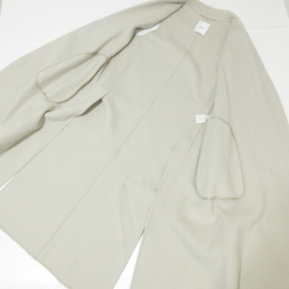2024年最新入荷 美品 ebure ロングジレ ダブルフェイス ウールリバー エブール ベスト+ジレ