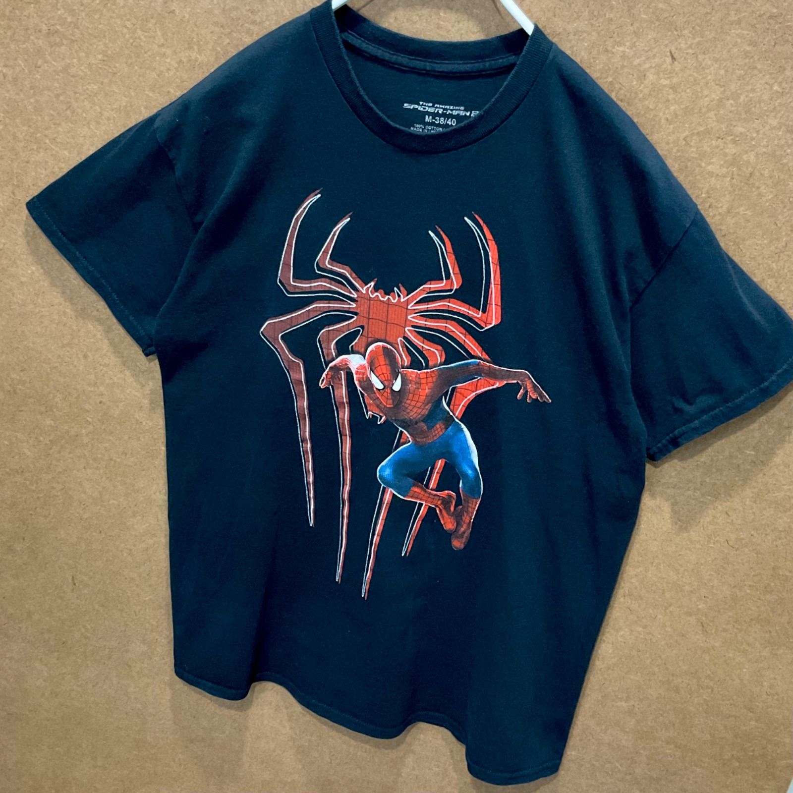 US古着 スパイダーマン2 SPIDER-MAN2 ムービー マーベルMARVEL半袖t 