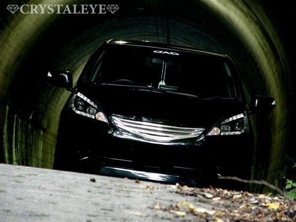 フィット FIT GE6～9 LEDプロジェクターヘッドライトV3(ブラック）前期