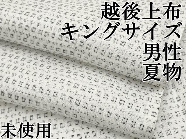 平和屋本店 上 夏物 男性 越後上布 キングサイズ ♥ CYAA3510s5