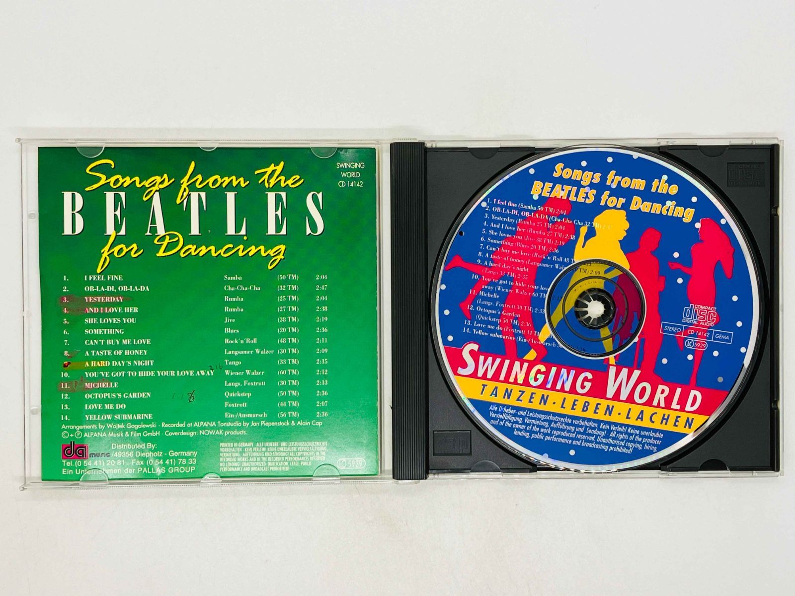Beatle vibrations: ビ-トルズのフォロワ-たち (ONTOMO MOOK) CD SWINGING WORLD / Songs From The Beatles For Dancing