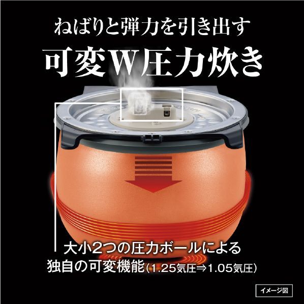 新品】 タイガー 5.5合炊き 可変W圧力IHジャー炊飯器 JPI-S100