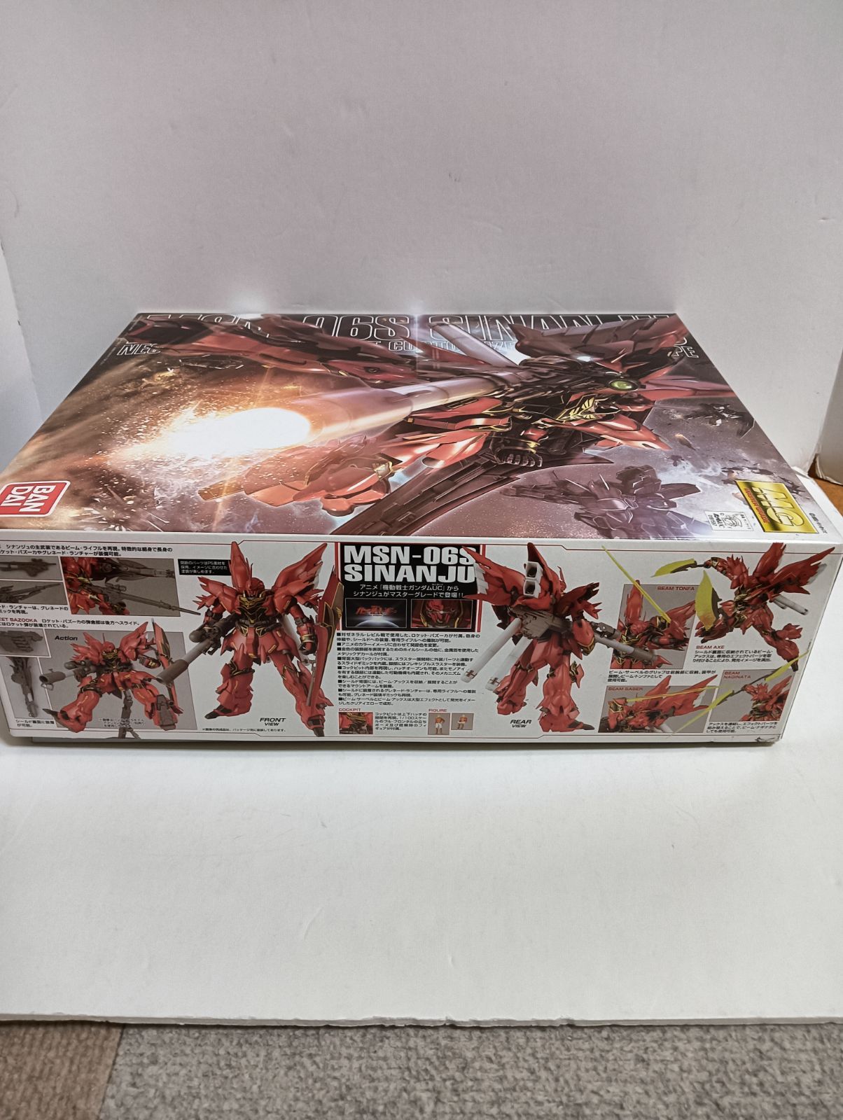 新品未開封】MG 1/100 シナンジュ ガンプラ MSN-06S 機動戦士