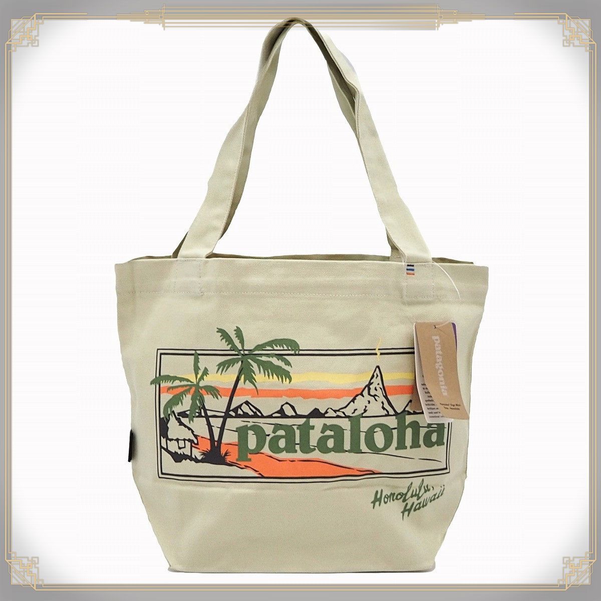 N 新品/未使用品】patagonia パタゴニア pataloha パタロハ Sign Mini Tote Honolulu バッグ ミニトートバッグ  アイボリー オーガニックコットン 59406 BLST SP20 ハワイ限定品 - メルカリ