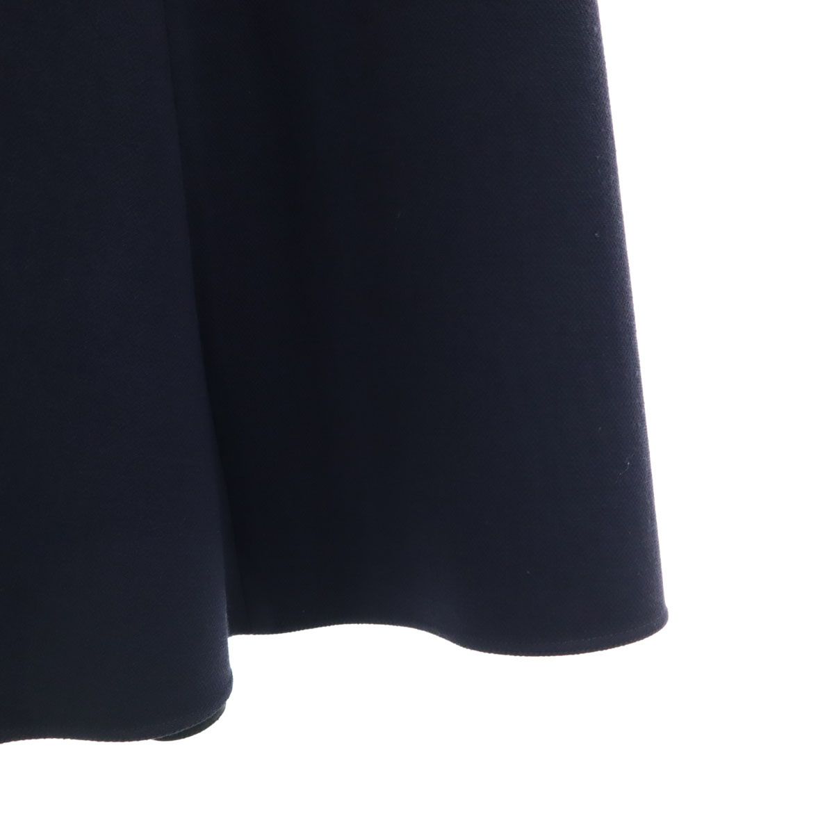 MARNI マルニ イタリア製 ウール ミモレ丈 フレアスカート 38 ネイビー