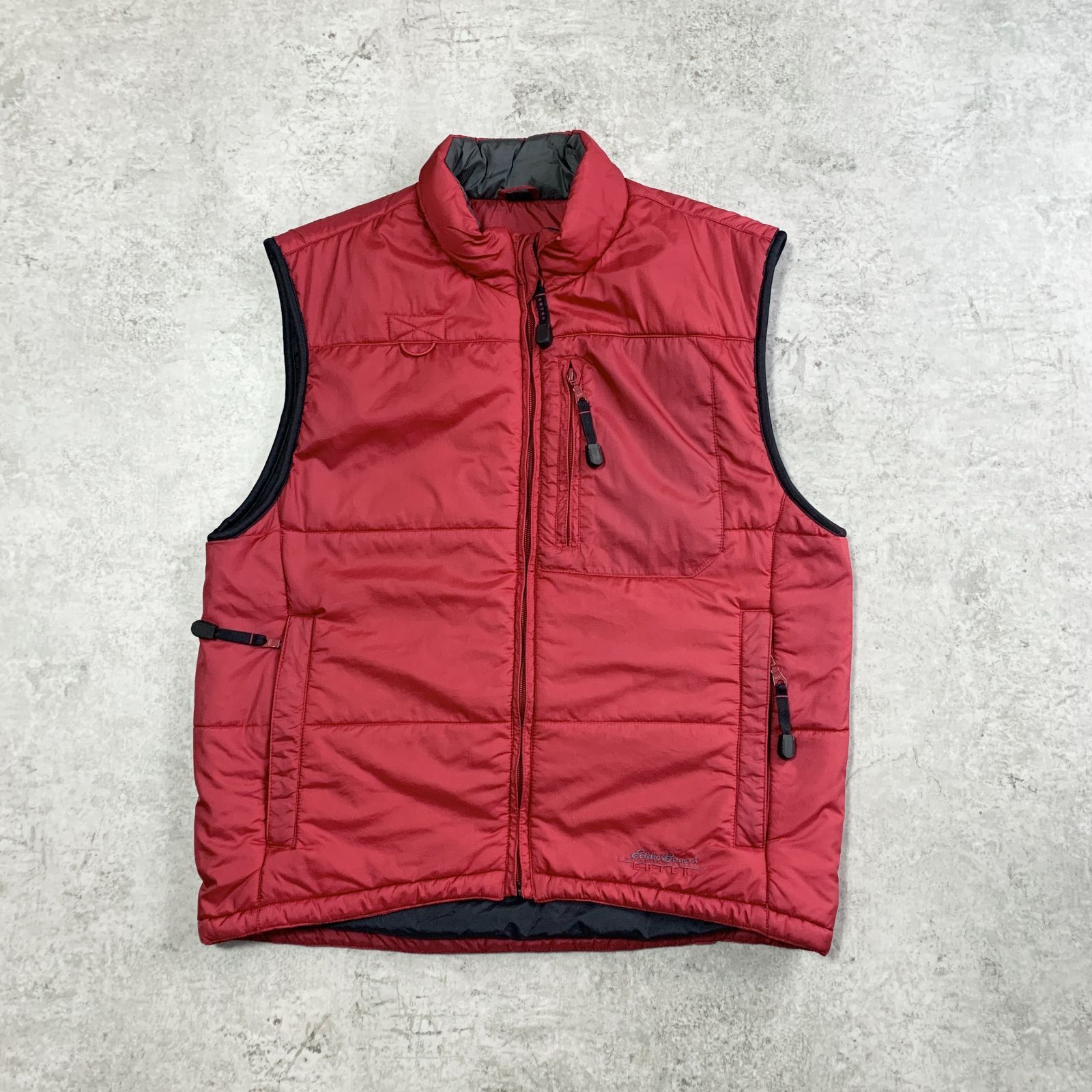 【Eddie Bauer】 EBTEK 90s  プリマロフト　ナイロンベスト Eddie Bauer】 EBTEK 90s プリマロフト ナイロンベスト