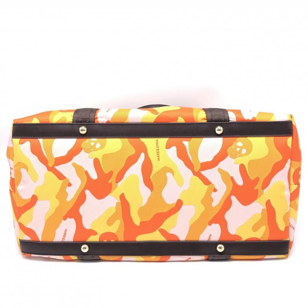 ☆特価☆マークアンドロナ ロッカーバッグ オレンジ×イエロー 迷彩