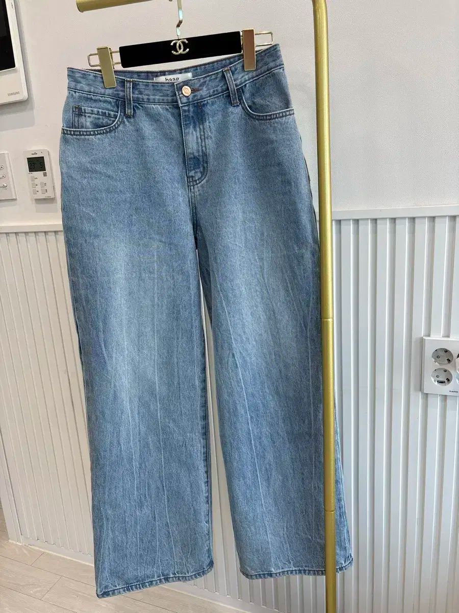 HAAG haag ヘイグ ワイド デニム パンツ 26 定価 17 のみ