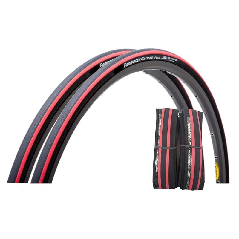 パナレーサー(Panaracer) クローザープラス 700×25C クリンチャー 黒/赤ライン F725-CLSP-R