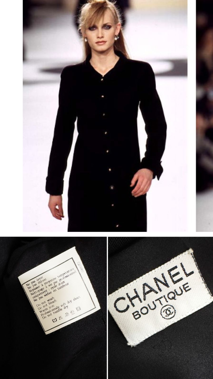 シャネル CHANEL 貴重・レア品薄 ヴィンテージ・ブラック 黒 ダーク  