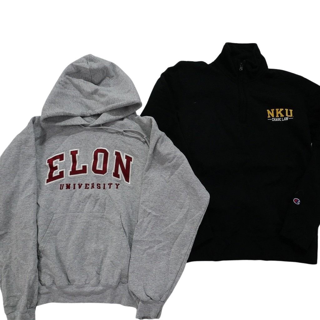 古着卸 まとめ売り チャンピオン Champion スウェット 8枚セット メンズ Ｓ |M アーチロゴ フルジップ アームロゴ 古着 NC1005