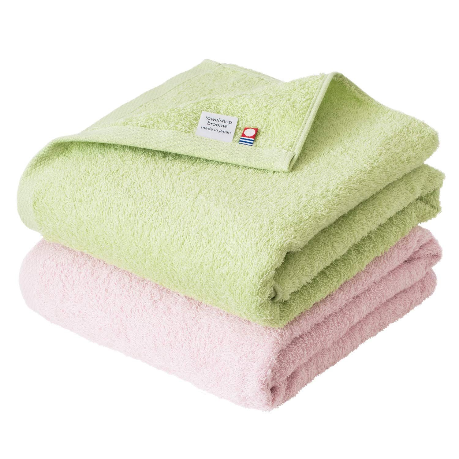 ⚫バスタオルウエス アイスグリーン 100枚 ○圧縮梱包○AB級○中厚 速