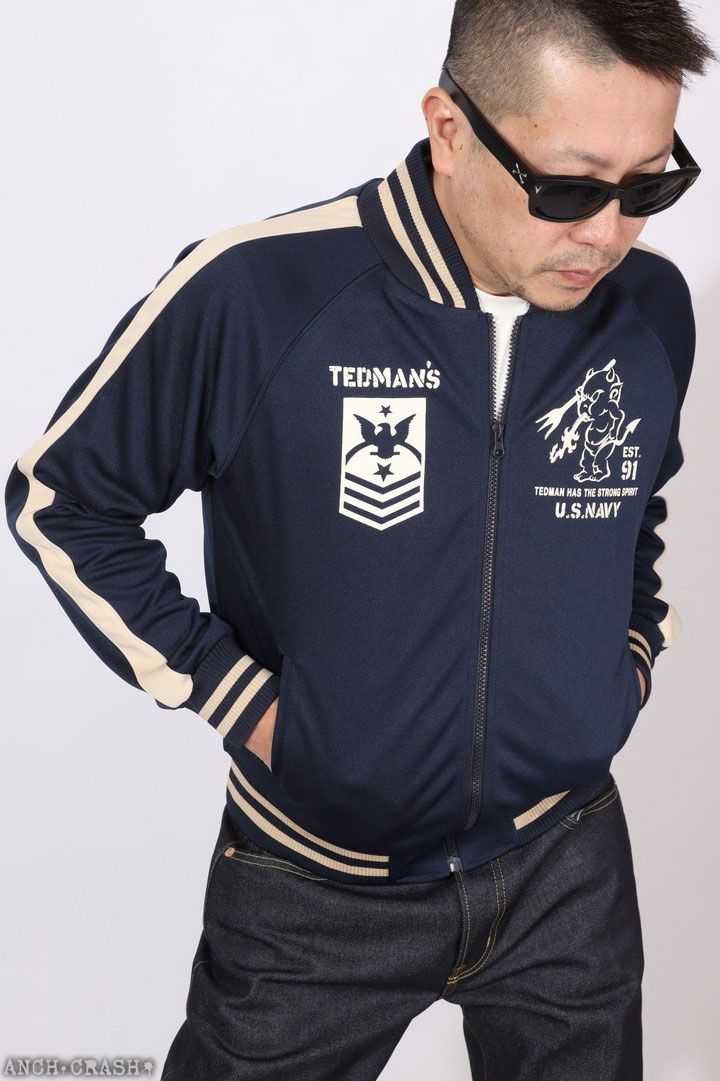 TEDMAN テッドマン フルジップジャージトラックジャケット XLサイズ TEDMAN テッドマン ジャージ Ted Company 赤鬼 トラック
