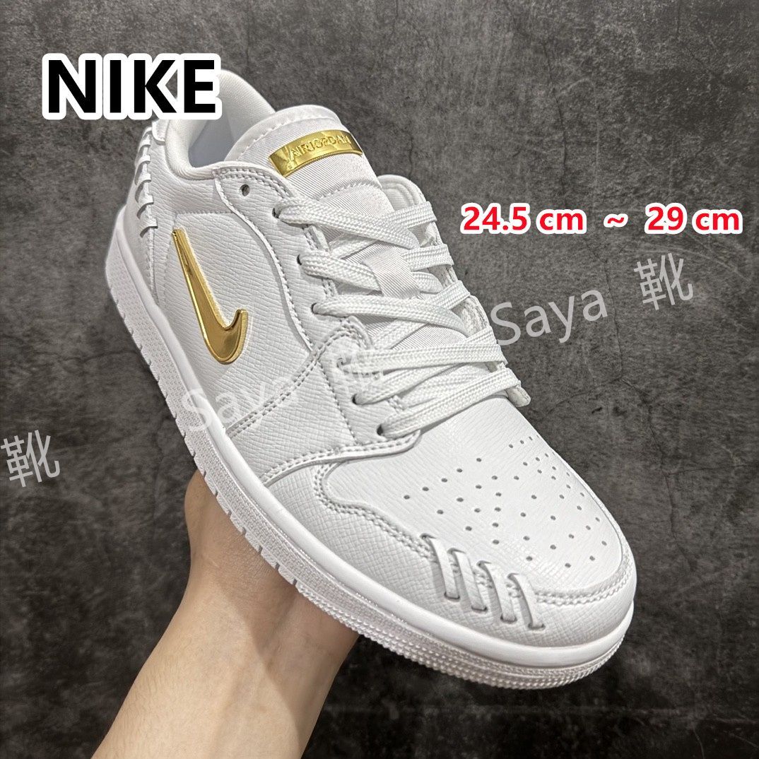 新品 未使用 NIKE WMNS AIR JORDAN 1 MM LOW ナイキ ウィメンズ エアジョーダン1 メソッド オブ メイク  FN5032-100 セイル/メタリック ゴールド 男女兼用 - メルカリ