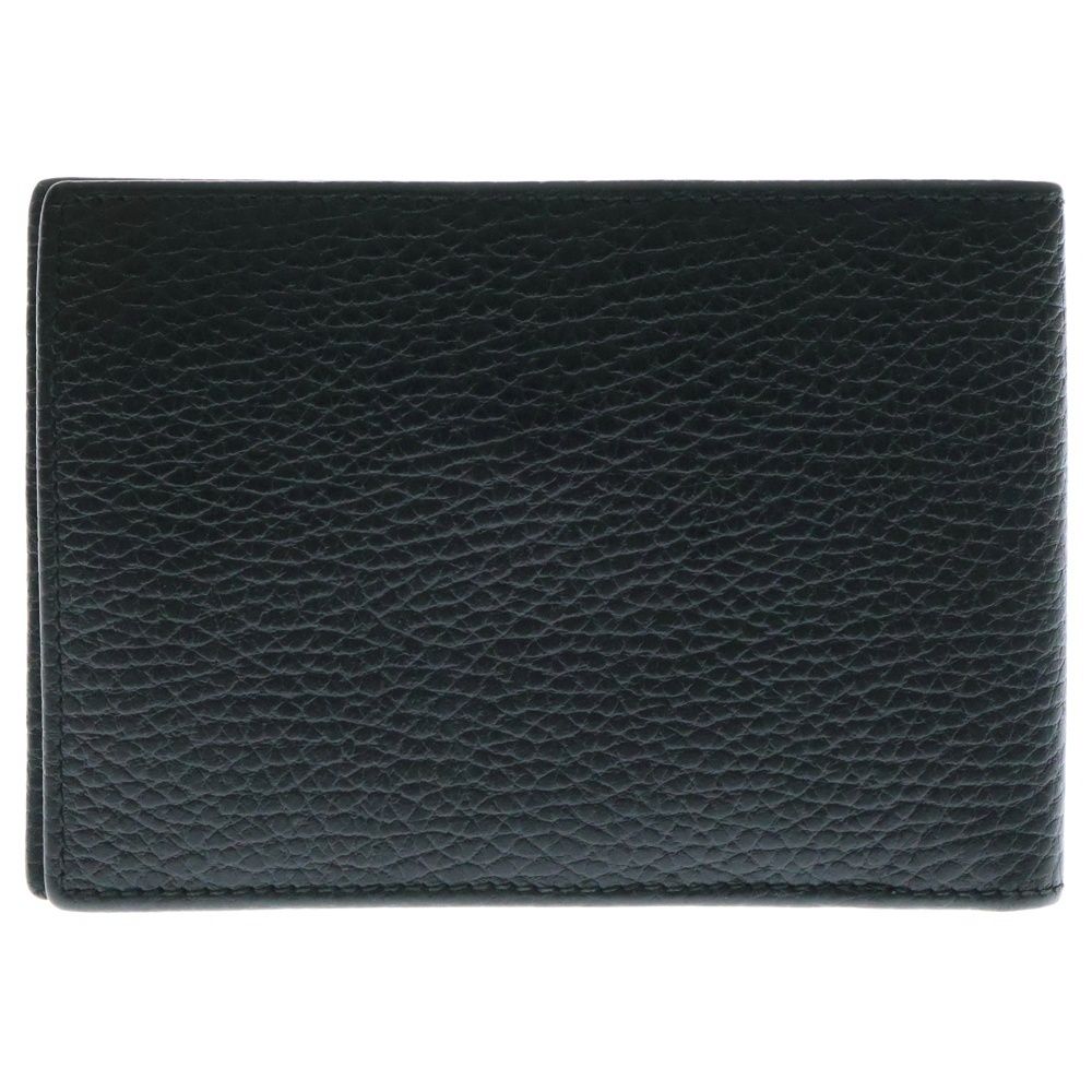 GUCCI 二つ折り財布 ブラック レザー 292534 GUCCI (グッチ) ワンポイントロゴ レザーウォレット 二つ折り