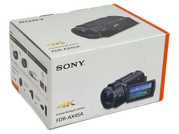 SONY 4K ビデオカメラ FDR-AX45A 黒-