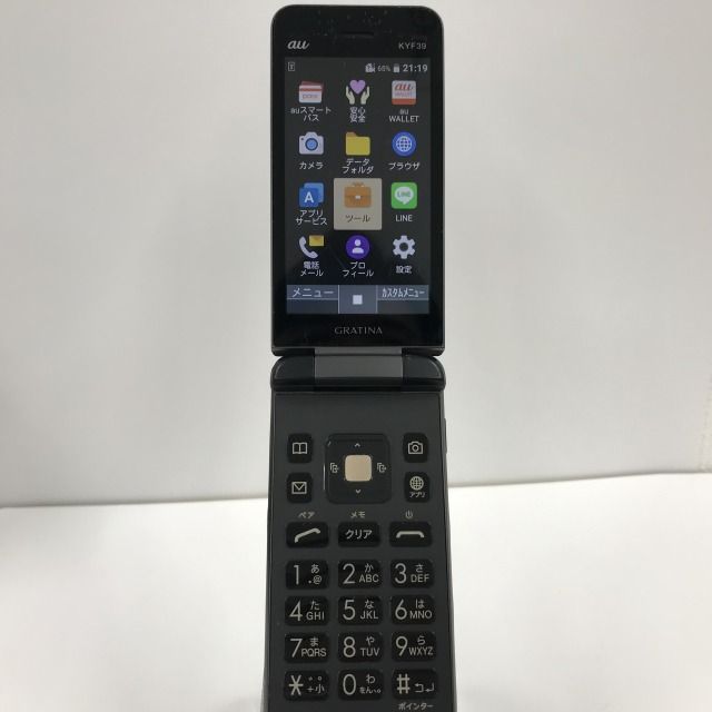 GRATINA KYF39 au ブラック 本体 n05792 - メルカリ