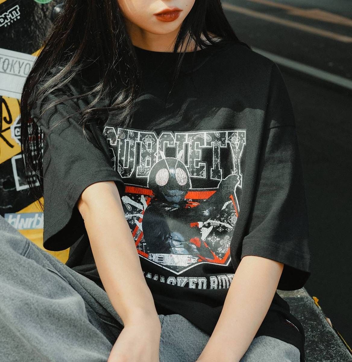 【めっちゃ変わる】 Subciety × TEE RIDER MASKED SHIN シン・仮面ライダー トップス