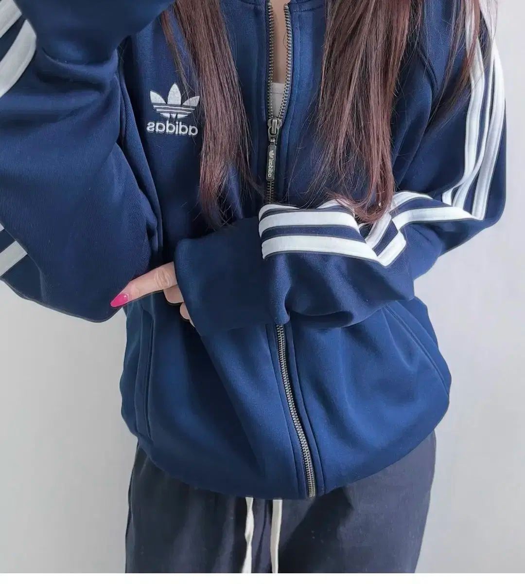 Adidas adidas アディダス ネイビー スーパースター トラックトップス