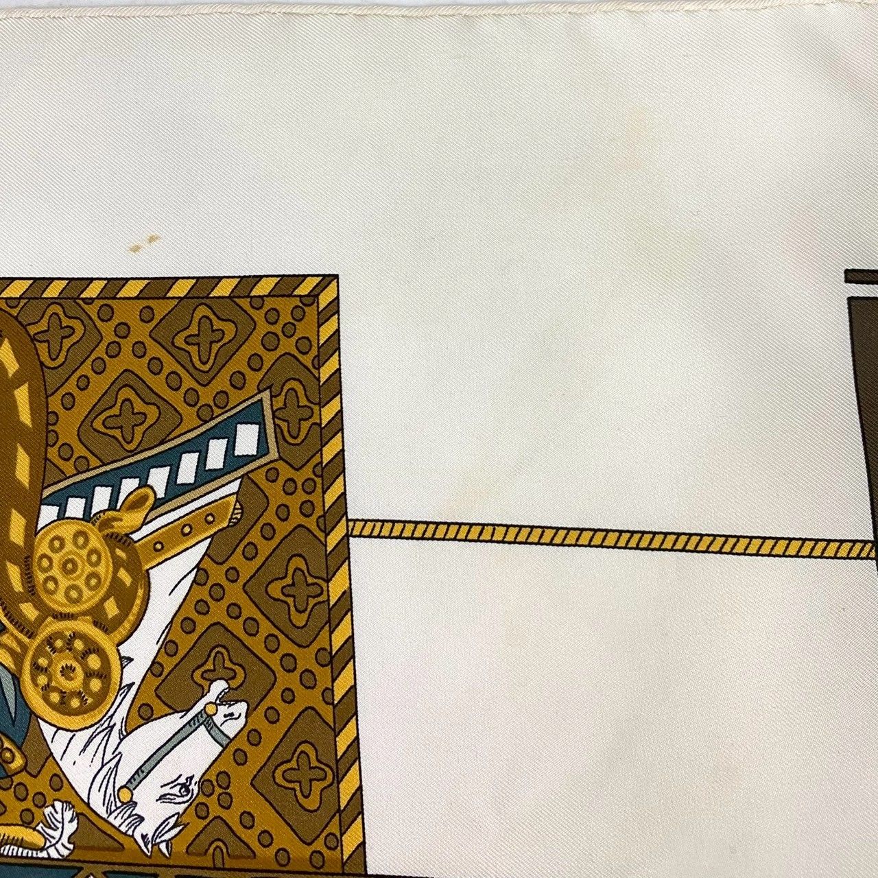 SJ【HERMES】カレ90 タロットカード スカーフ SILK/シルク 100