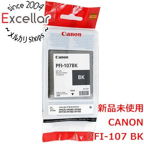 [bn:13] CANON　インクタンク PFI-107 BK　ブラック 130ml　6705B001