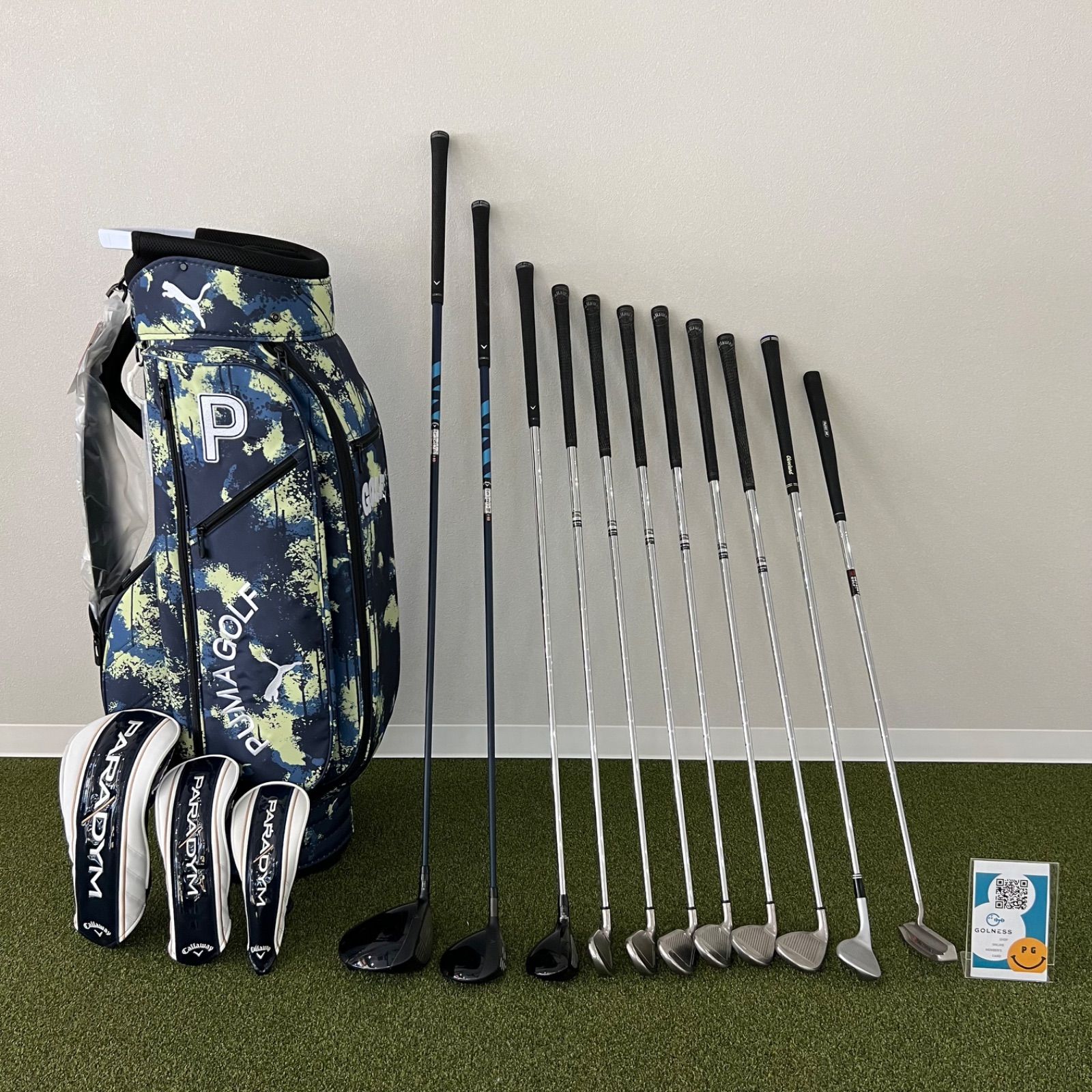 プーマ ゴルフクラブセット　練習用バック付き ⛳ キャロウェイゴルフクラブセット⑥（新品プーマキャディー