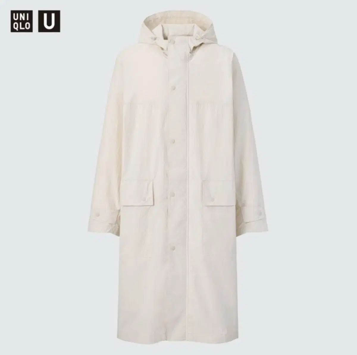 UNIQLO ユニクロ U ポケットテーブル ロングコート ナチュラル| XXL
