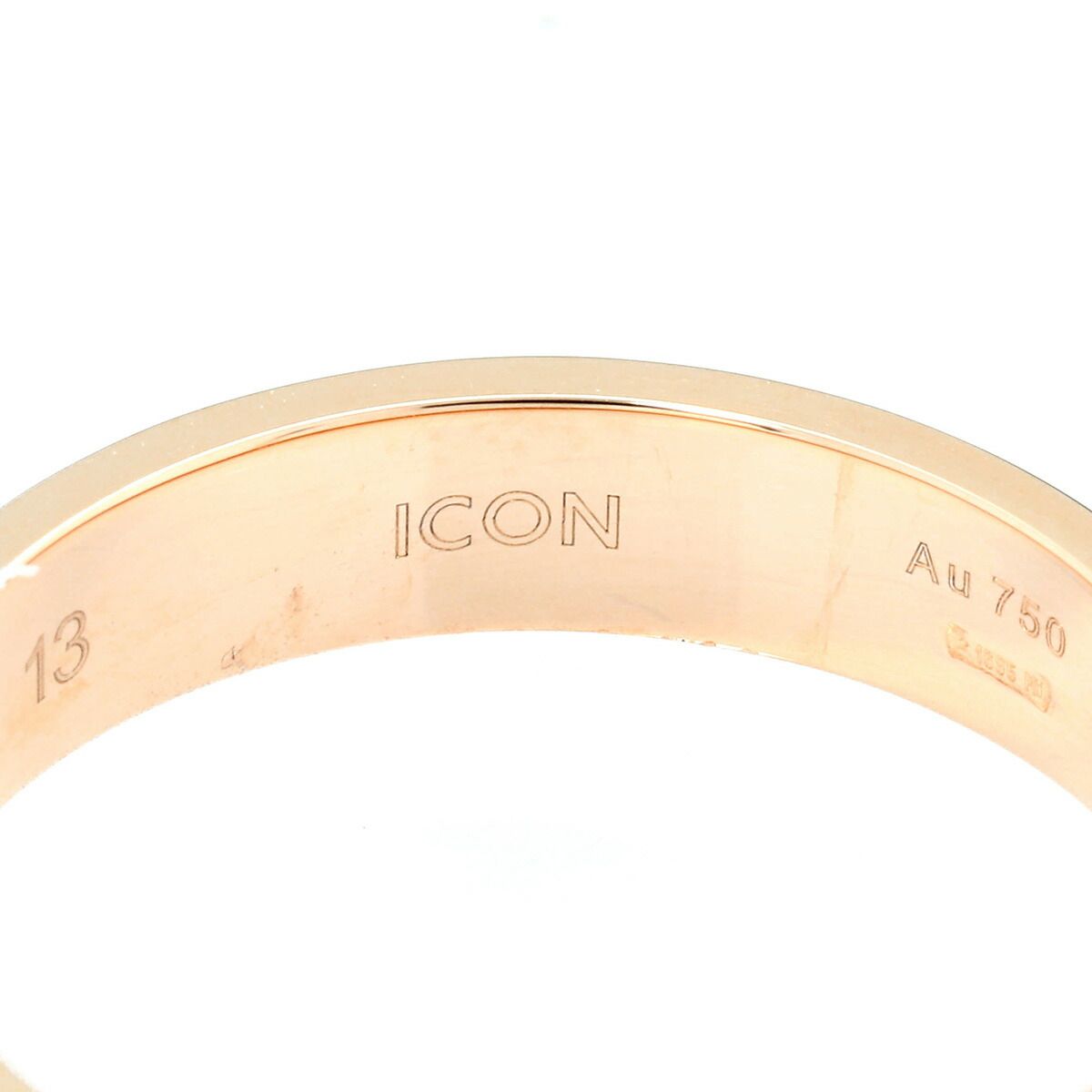 グッチ アイコン リング 指輪 K18 12号 GUCCI 中古 プレラブド 返品OK  