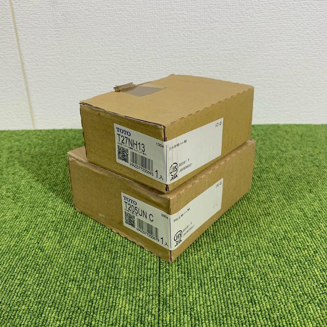 【未使用開封品/送料無料】TOTO/トートー T27NH13（ホース接続・カップリング・節水）/ T205UNC（節水、共用） 2個セット 立水栓  D1890/D1901