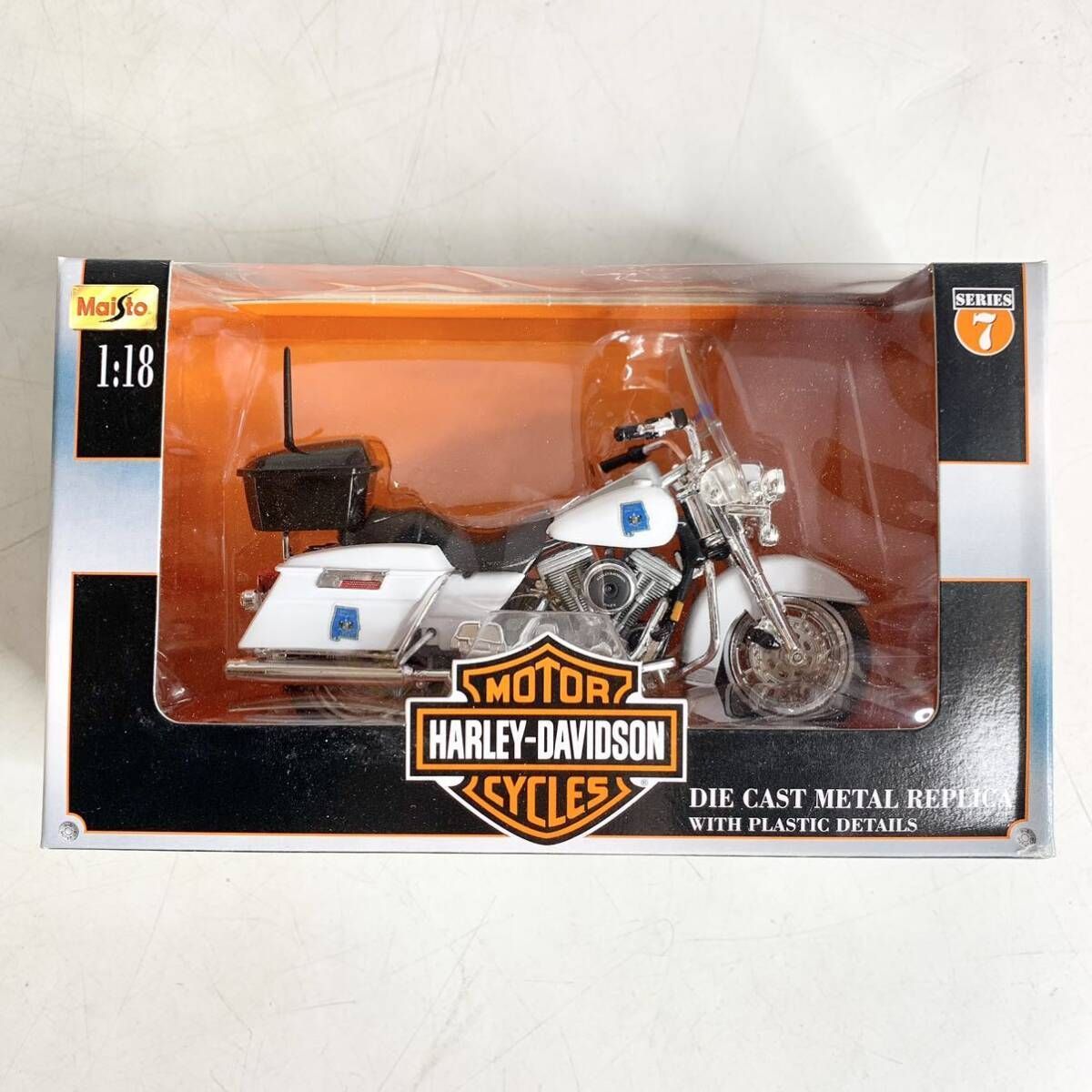 マイスト ハーレーダビッドソン 1/18 Alabama State Trooper ダイキャスト Maisto HARLEY-DAVIDSON シリーズ7