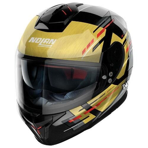 【新品・5営業日で発送】NOLAN(ノーラン) バイク用 ヘルメット フルフェイス Lサイズ(59-60cm) N80-8 METEOR(イエロー／69) 33029 品番:33029