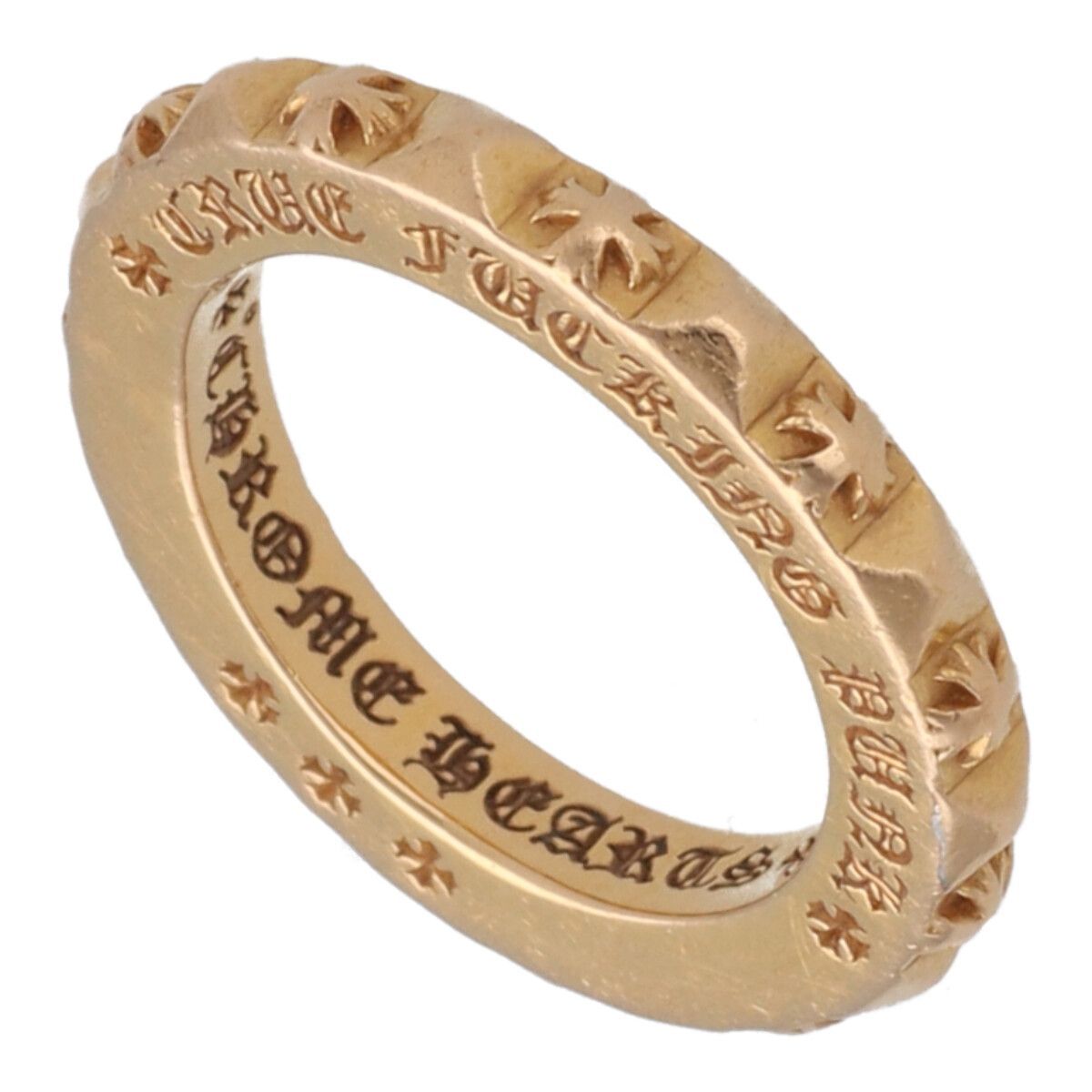 CHROME HEARTS クロムハーツ トゥルーファッキンパンク プラスパンク リング 8号 22K ゴールド TFP 指輪 アクセサリー 25010760 RS