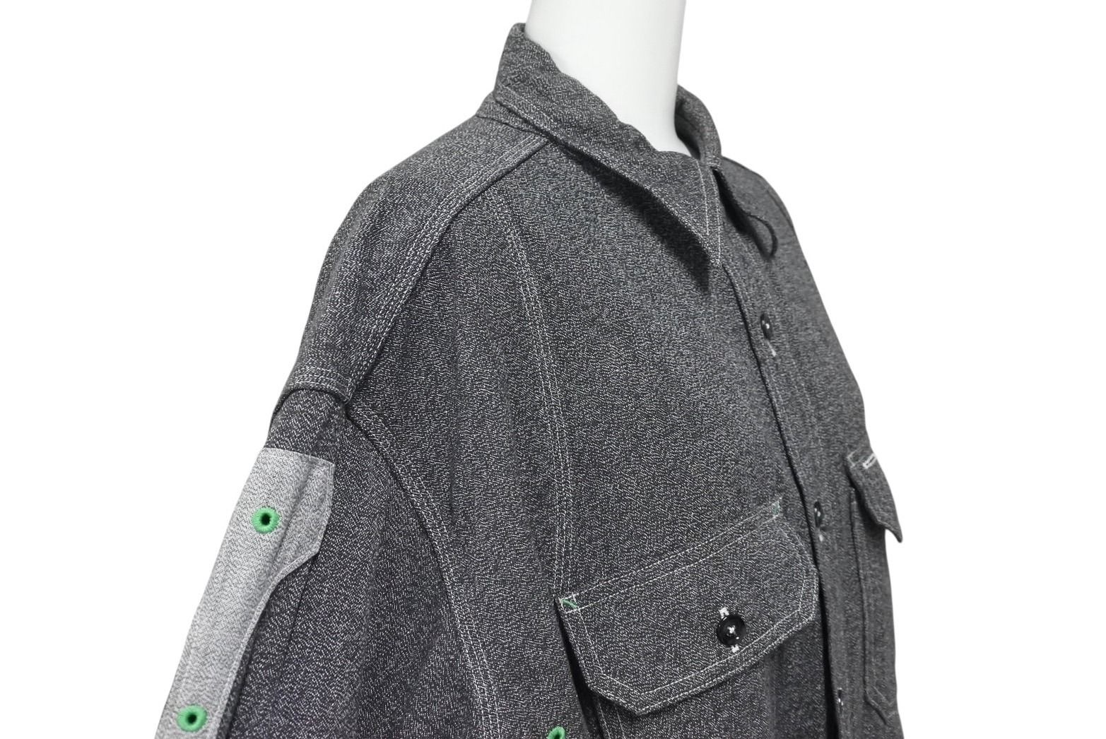 極美品 KAPITAL キャピタル GRANDRELLE 2TONES BONE PATCH VENTILATOR