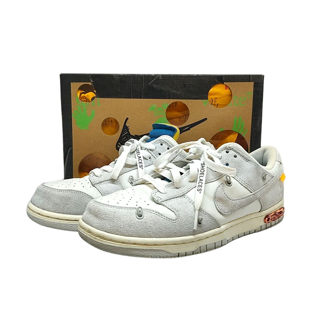 NIKE ナイキ OFF WHITE Dunk Low The 50 Collection Lot 19 ダンク ロー DJ0950-119 26.5  ホワイト - メルカリ