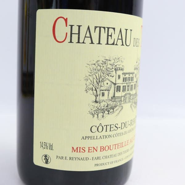 CHATEAU DES TOURS（シャトー デ トゥール）コート デュ ローヌ リザーブ 2019 14.5％ 750ml R24J110006 -  メルカリ