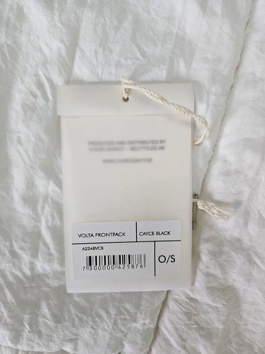 OUR LEGACY アワーレガシー ボルタ フロント バッグ ブラック DECORATOM_COM_BR